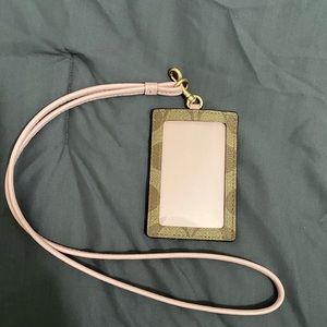 Coach lanyard/ID holder